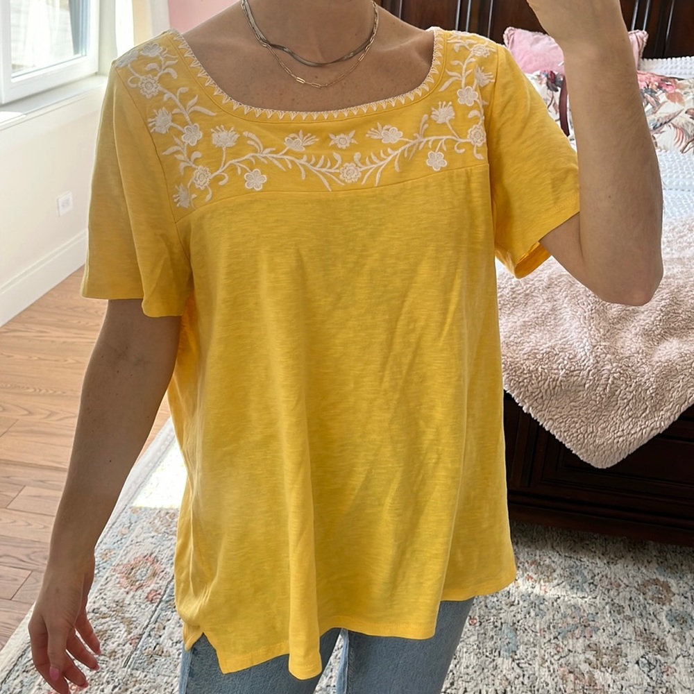Talbots short sleeve shirt size 1x